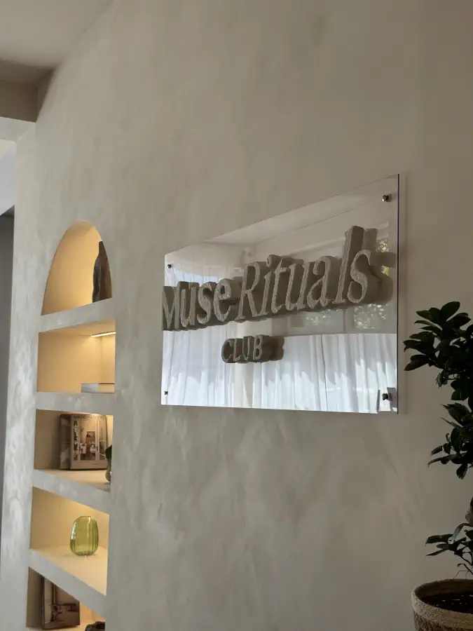 Detaliu din spațiul Muse Rituals